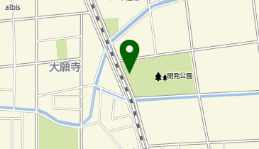 福井市役所 出先機関 開発グラウンドの地図画像