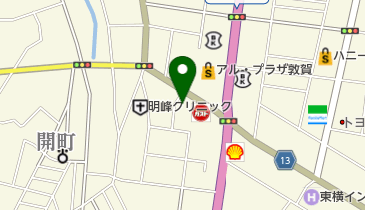 敦賀ユニホームの地図画像