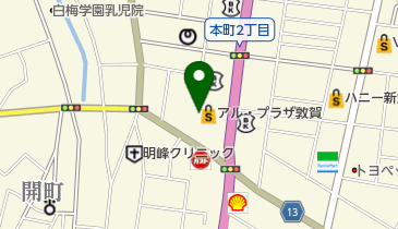 たにでの店アル・プラザ敦賀店の地図画像