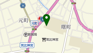 敦賀市 北公民館の地図画像