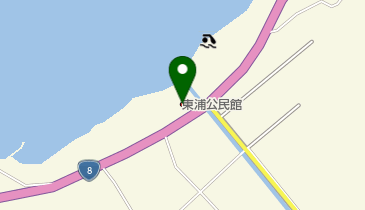 敦賀市 東浦公民館の地図画像