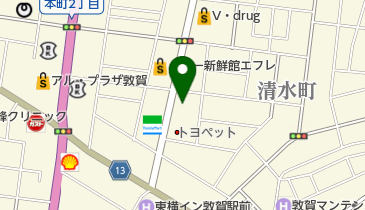 美容室UNOの地図画像