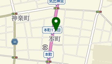 おりぶん呉服店の地図画像