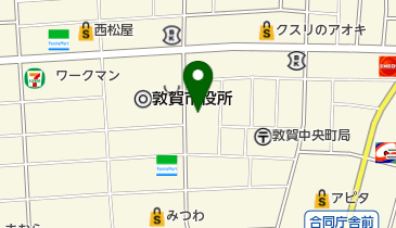 株式会社福井新聞PRセンター敦賀支社の地図画像