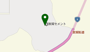 敦賀セメント株式会社の地図画像