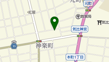 みち美容室の地図画像