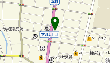 メガネの島屋の地図画像