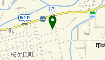 あずま理容店の地図画像