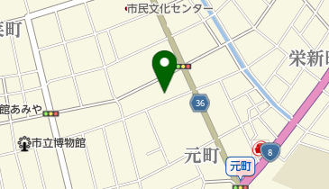 スター理容店の地図画像