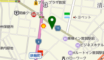 ヘアーサロンクロダの地図画像