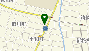 魚平ふぐ館の地図画像