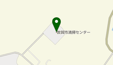 敦賀市役所 清掃センターの地図画像