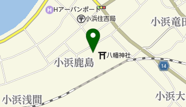 八幡神社の地図画像