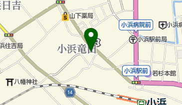 田中はきもの店の地図画像