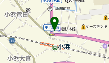 朝日生命小浜営業所の地図画像