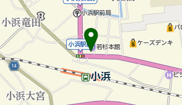 小浜代理店朝日保雄の地図画像