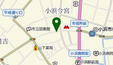 重長理容院の地図画像