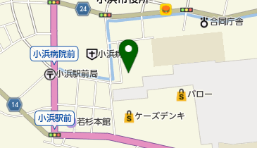 北陸労働金庫小浜支店の地図画像