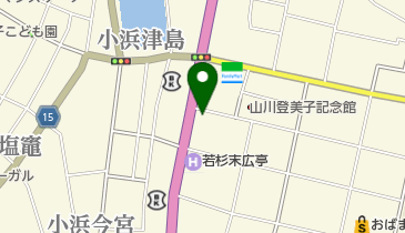 福井県漁業取締船若越の地図画像