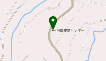 六呂師集落センターの地図画像