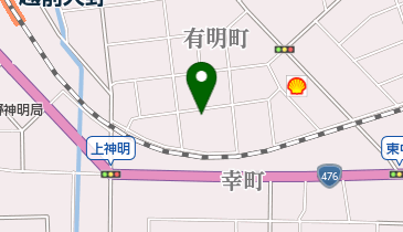 木下クリーニング店の地図画像