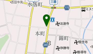 白ゆり化粧品店吉田の地図画像