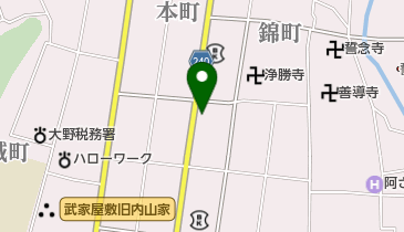 土橋呉服店の地図画像