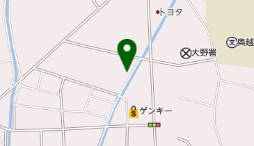 カーテック大野株式会社の地図画像