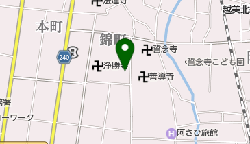 長勝寺の地図画像