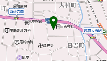 日吉神社の地図画像