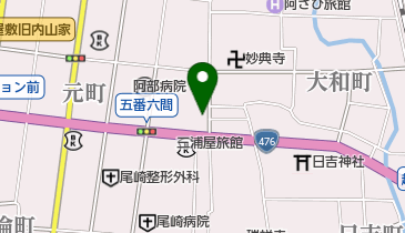 西田燃料店の地図画像