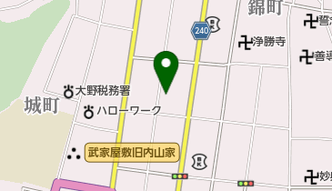 金星美容室の地図画像