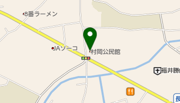 勝山市 村岡公民館の地図画像