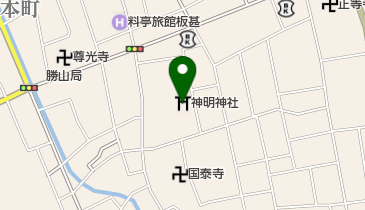 神明神社の地図画像