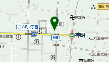 リビングショップみのわの地図画像