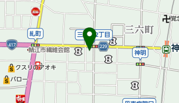 キャンパスショップの地図画像