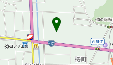 株式会社日本旅行ワールド鯖江店の地図画像