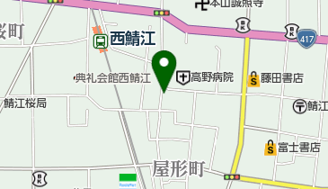 井上クリーニング店の地図画像