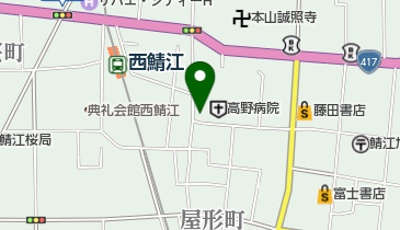 べにづる化粧品店の地図画像