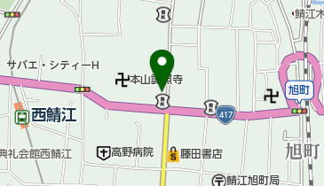 あめや呉服店の地図画像