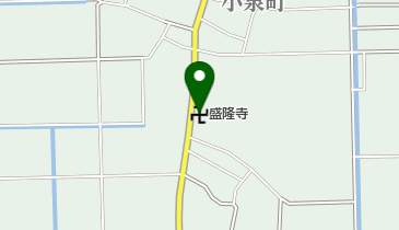 盛隆寺の地図画像