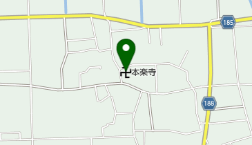 本楽寺の地図画像
