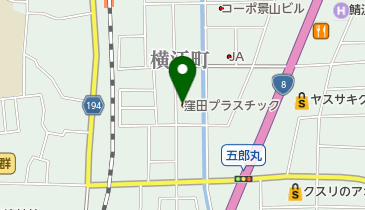 株式会社窪田プラスチックの地図画像