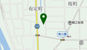 清水理容所の地図画像