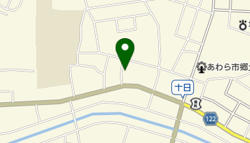 坪田ふとん店の地図画像