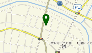 稲田理容舘の地図画像