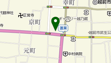 福島雨具店の地図画像