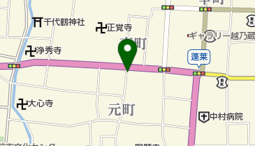 岩崎家具善光寺本店の地図画像