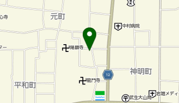 奥野呉服貸衣装店の地図画像