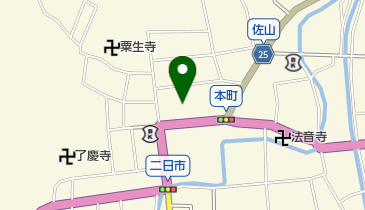 道正金物店の地図画像